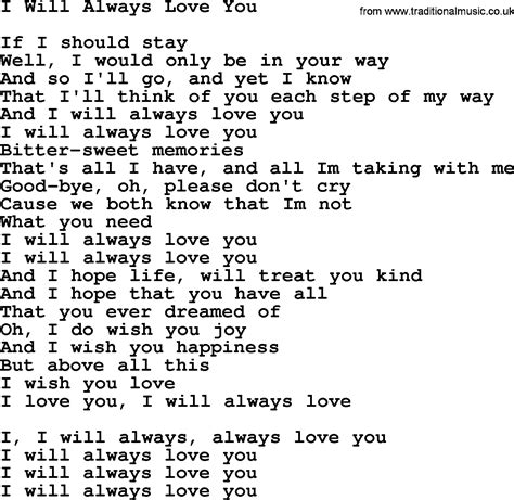 always love you lyrics|who wrote i will always love you.